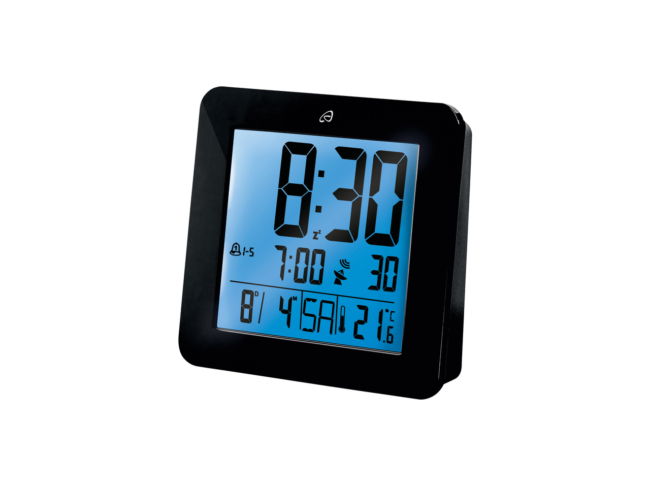 Auriol LCD Radio-Controlled Alarm Clock1