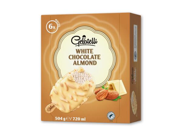 GELATELLI Ispinde med hvid chokolade