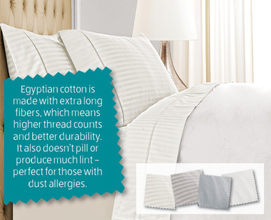 Huntington Home Luxury Queen or King 400-Thread Count Sheet Set