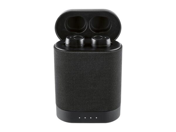 Silvercrest Wireless In-Ear Headphones With Speaker Case