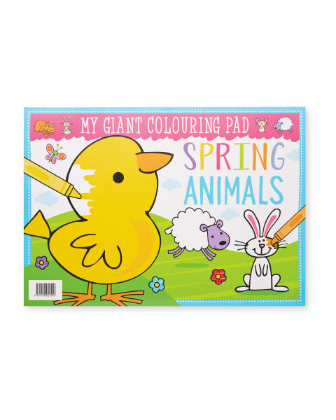 Animals Giant Poster To Colour