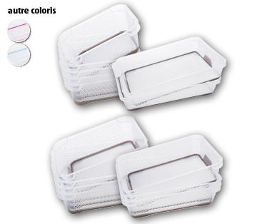 Lot de corbeilles empilables EASY HOME(R)