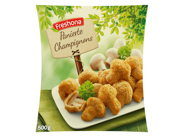 FRESHONA Panierte Champignons oder paniertes Gemüse