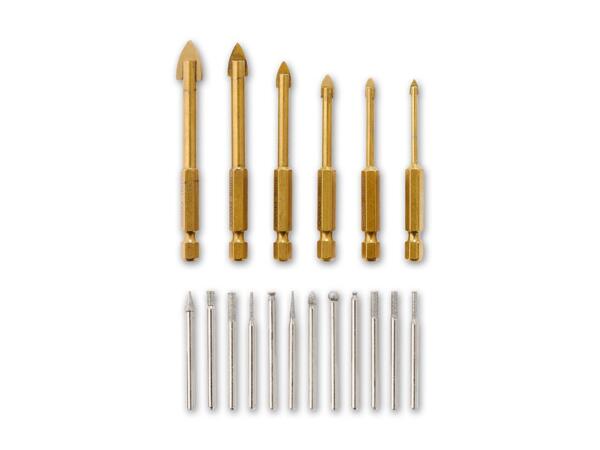 Bit-/Bohrer-/Stecknuss-Set, 18-teilig