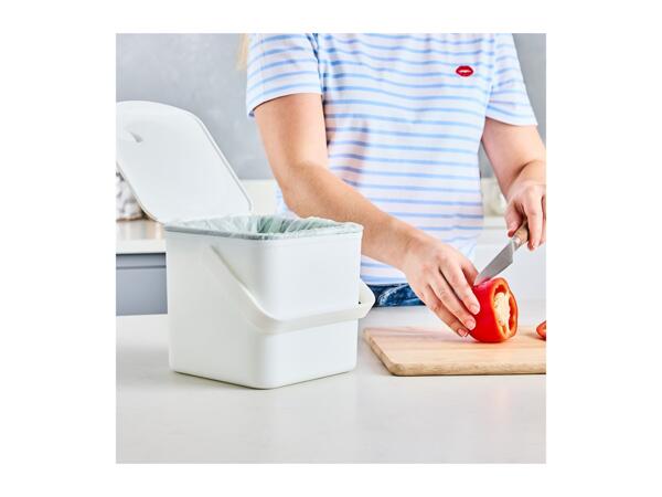 Minky 3.5L White Food Caddy