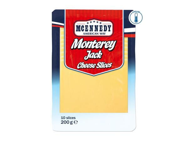 Mcennedy Monterey Jack Cheese Slices