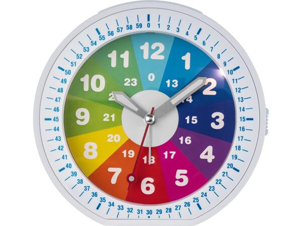Educational alarm clock