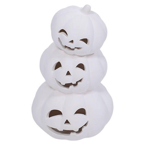 Paint-Your-Own Ceramic Figurine - Pumpkin