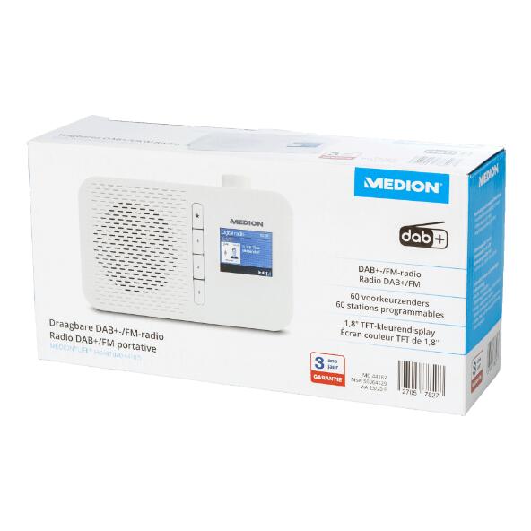Draagbare DAB+/FM-radio