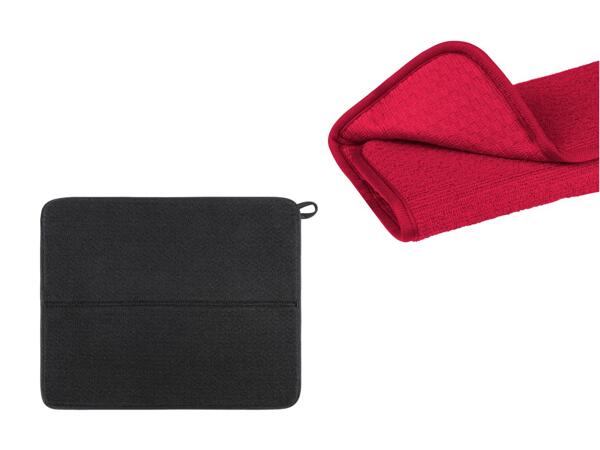Tapis d'égouttage pour vaisselle, set de 2