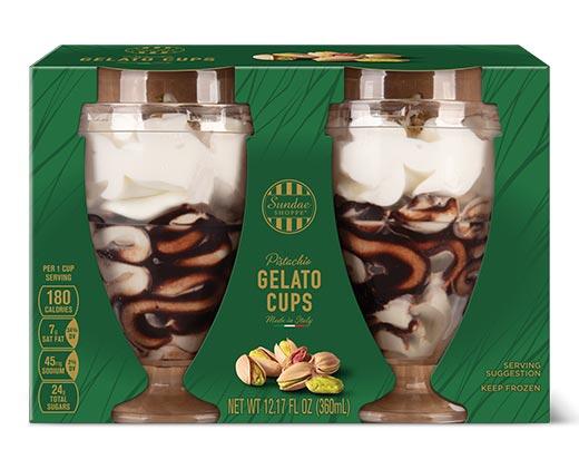 Sundae Shoppe Italian Gelato Cups Mixed Assortment