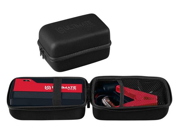 Portable jump starter with power bank