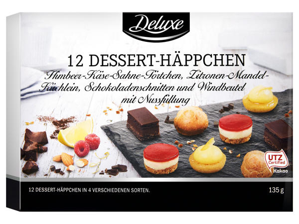 DELUXE 12 Dessert-Häppchen
