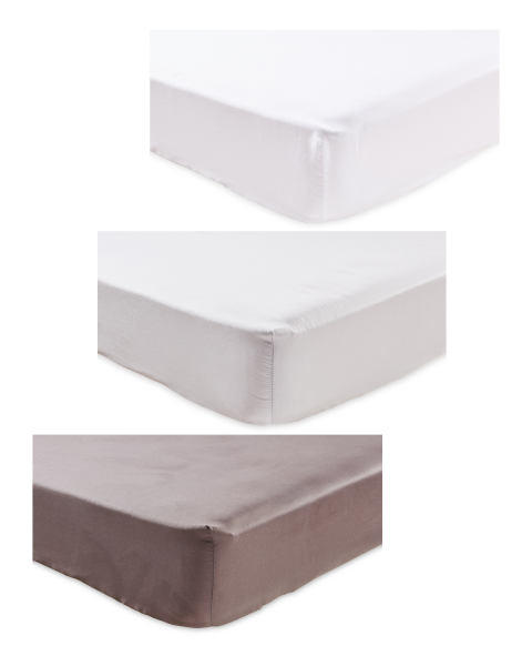 Double Sateen Fitted Sheet