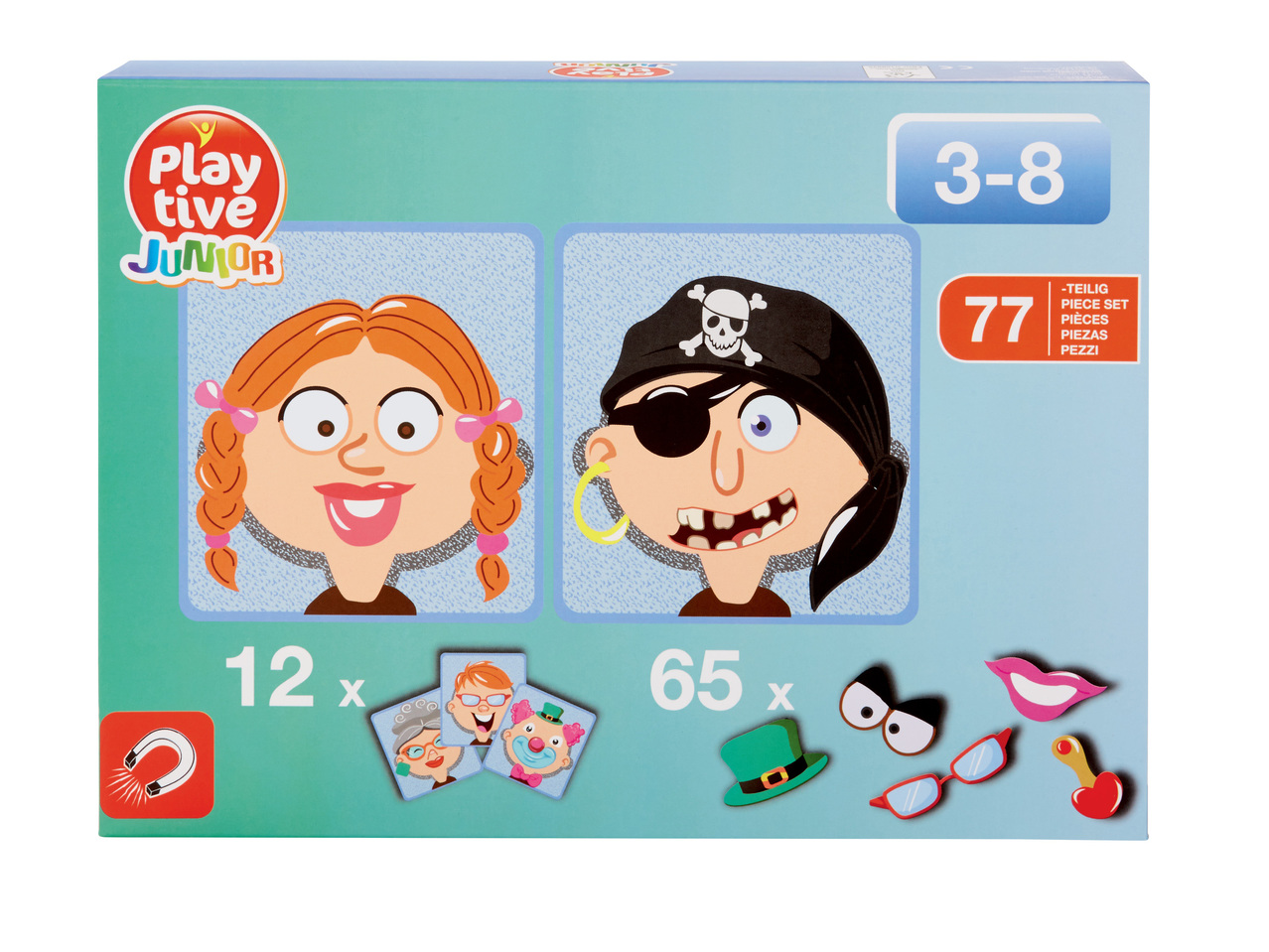 PLAYTIVE JUNIOR Magnetic Play Set