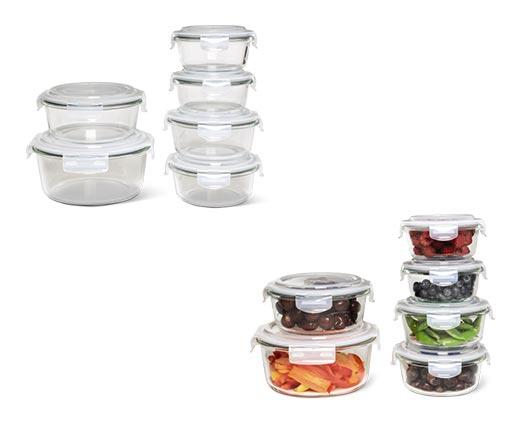 Crofton 
 12-Piece Glass Bowl Set with Snap Lids