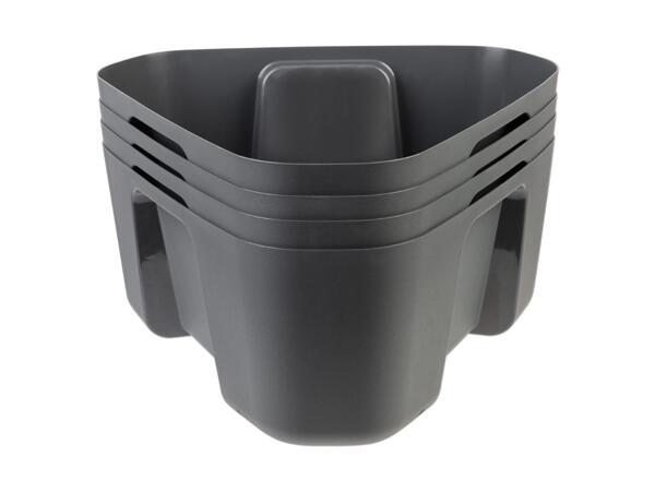 Jardinière verticale pour plantes et pommes de terre, 4 pièces