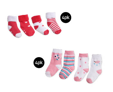 Baby Socks 4pk