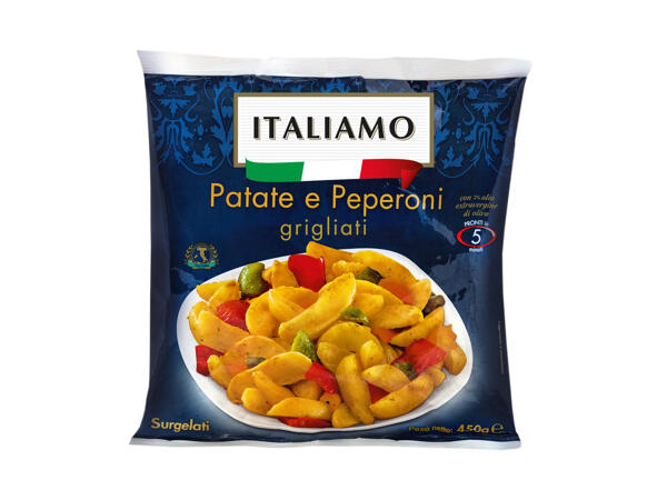 Grilled Potatoes and Sweet Peppers