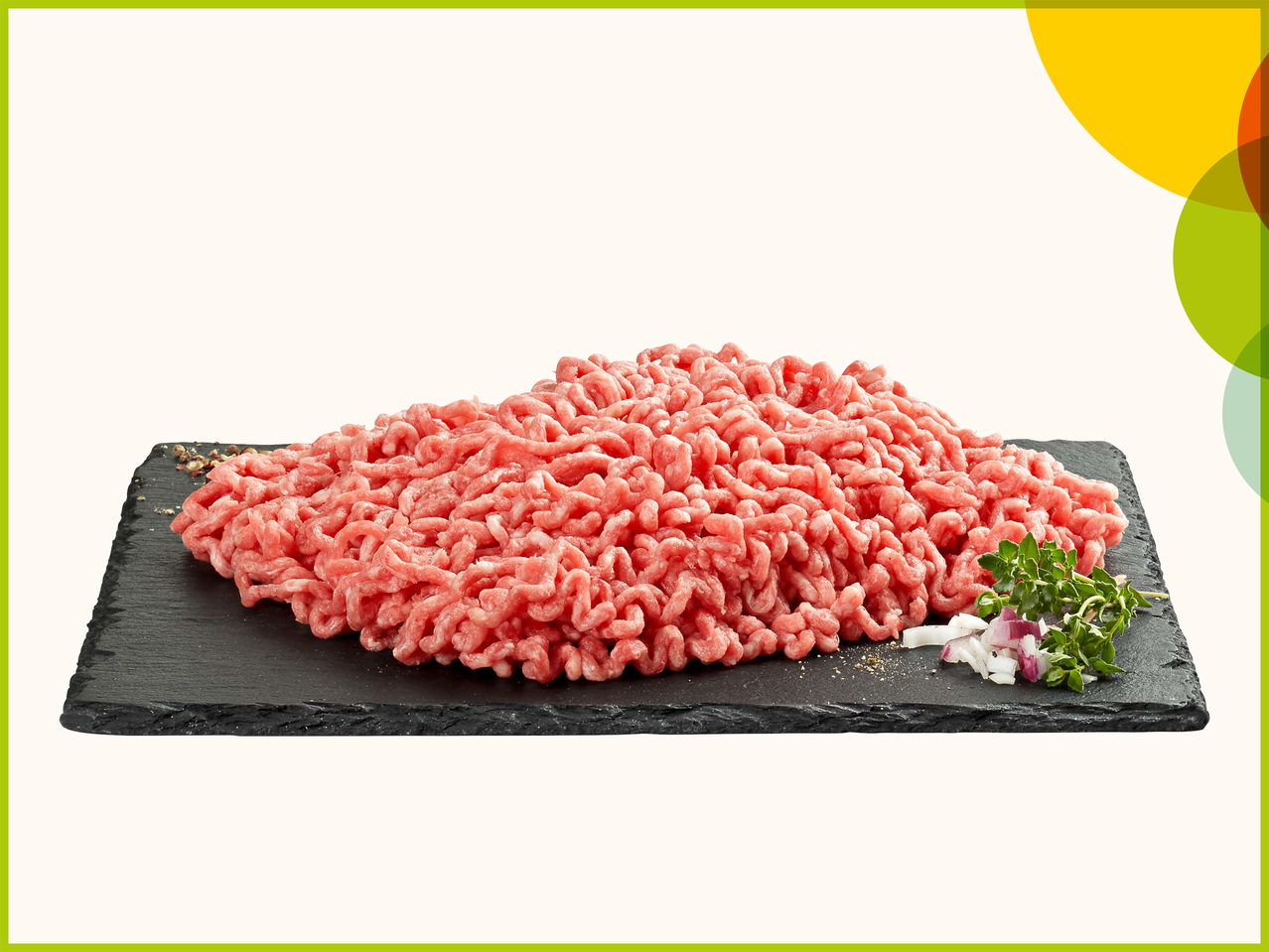 Viande hachée mêlée