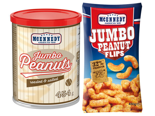 Jumbo Peanut Flips oder Jumbo Peanuts