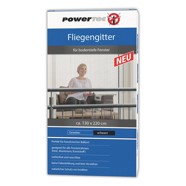 Fliegengitter für bodentiefe Fenster