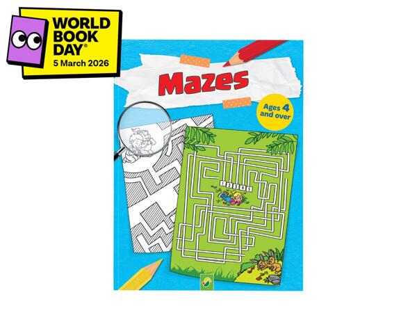 Kids' Mazes Activity Book