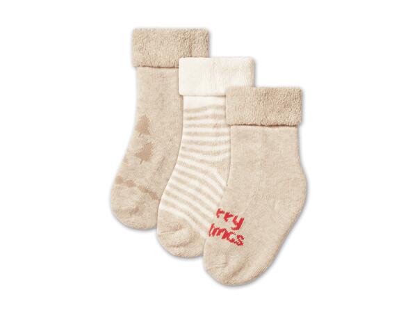 Baby-Thermosocken, 3 Paar