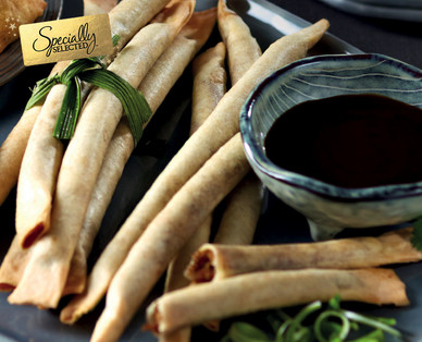 10 Specially Selected Duck Straws in Filo Pastry