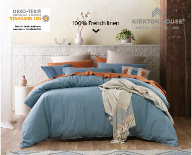 French Linen Quilt Cover Set – Queen Size