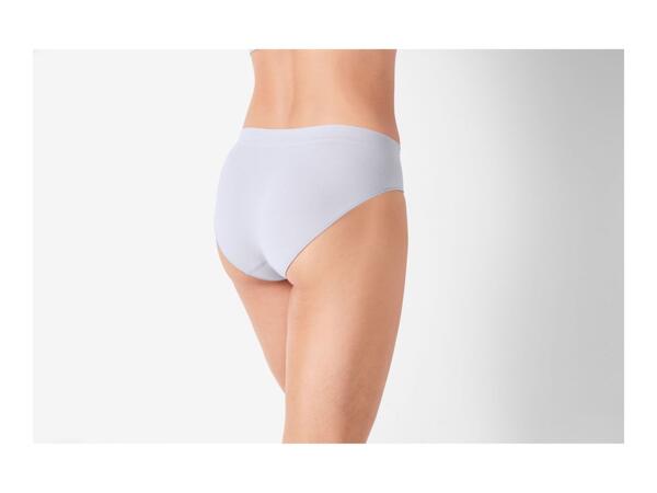 Esmara Ladies' Ribbed Briefs - 3 Pack - White