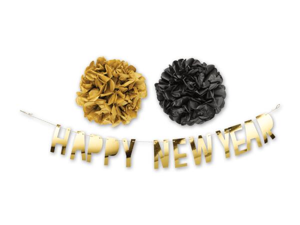 Silvester-Dekoration