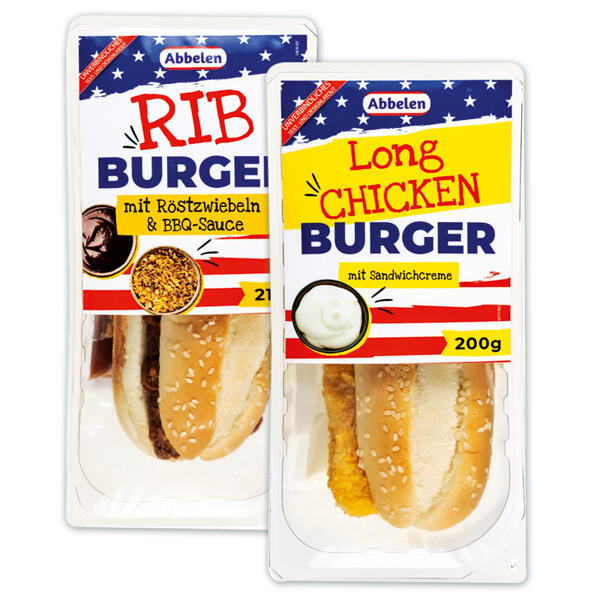 Long Chicken / Rib Burger