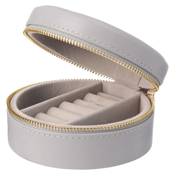 KIRKTON HOUSE Light Gray Zipper Vanity Storage Box