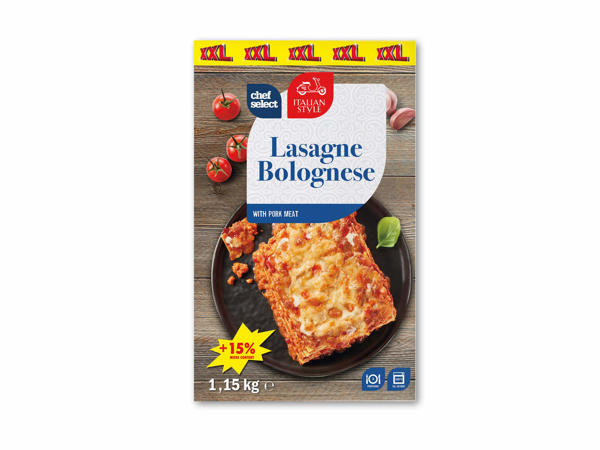 CHEF SELECT Lasagne bolognese