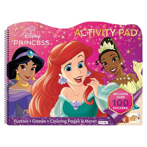 Kids Storybook & Activity Pad - Disney Princess