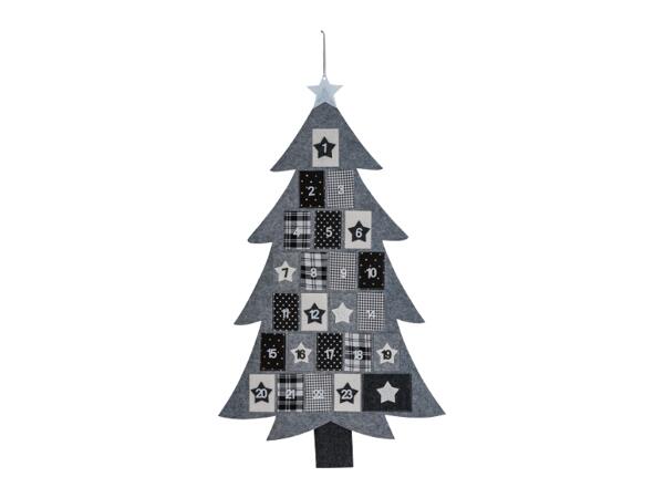 Adventní kalendář z filcu
