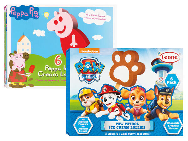 Leone Paw Patrol oder Peppa Pig Eis