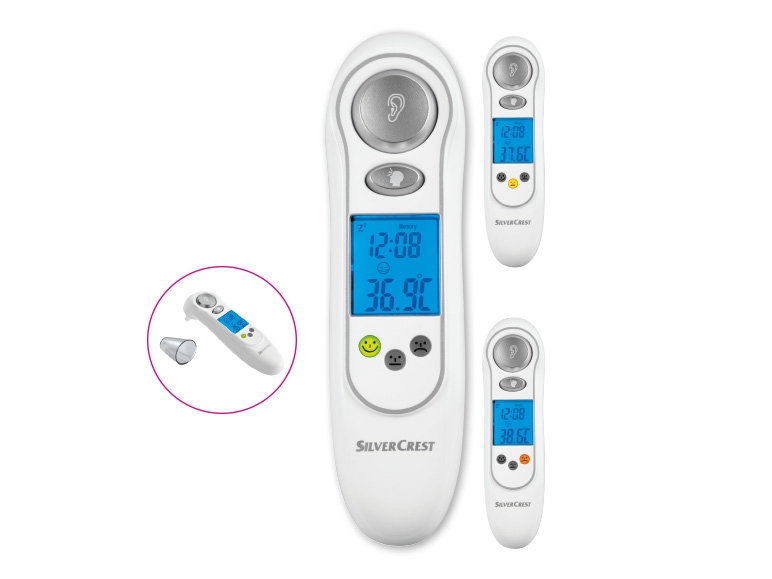 Silvercrest Personal Care(R) Digital Forehead & Ear Thermometer