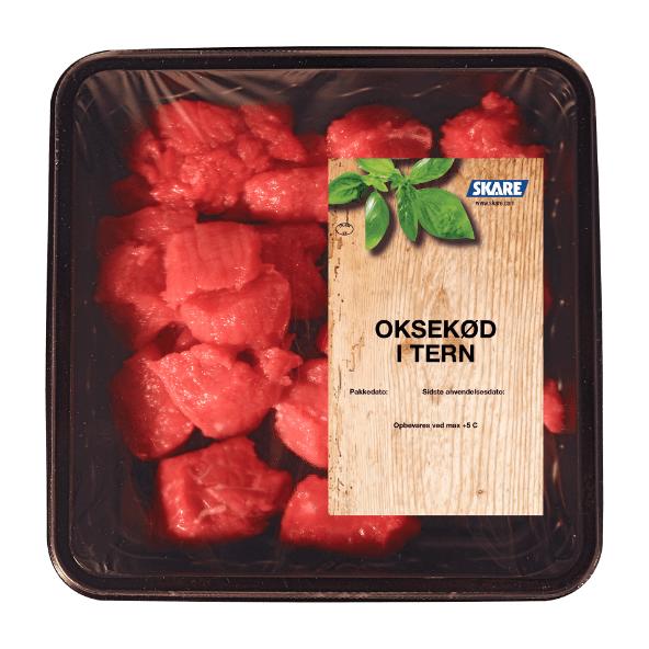 Oksekød i tern