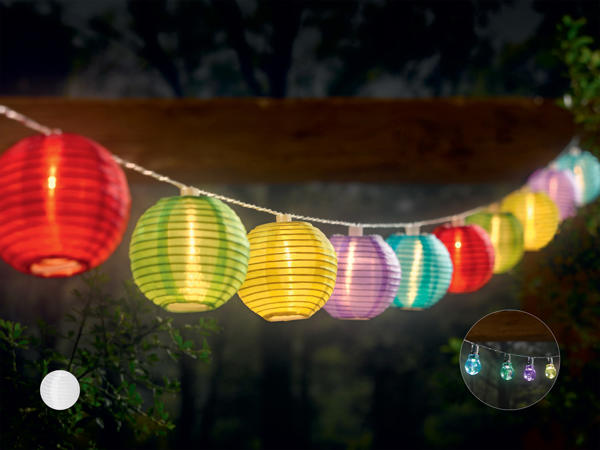 Guirlande lumineuse d'été solaire