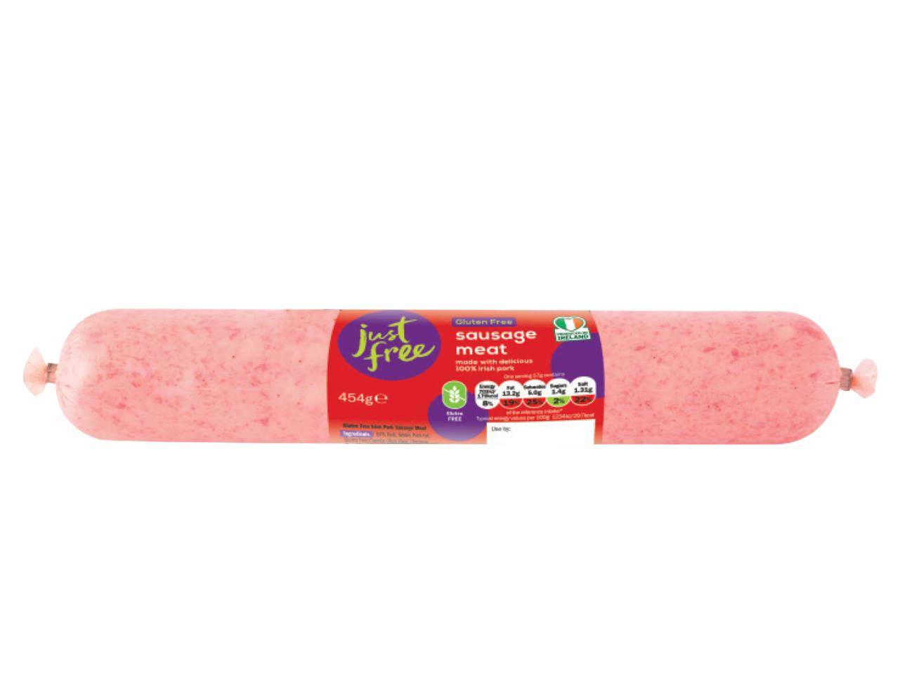 JUSTFREE Gluten Free Sausage Meat