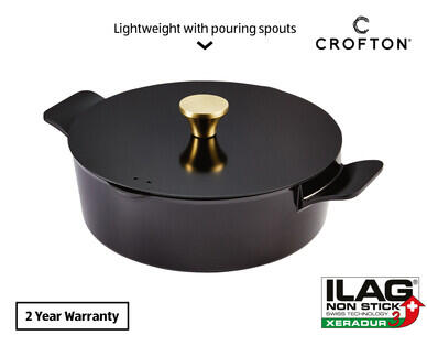 Cast Aluminium Sauté Pan with Lid