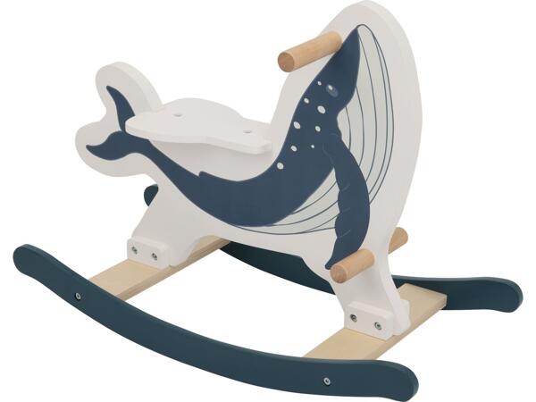 Wooden balance bike or rocker