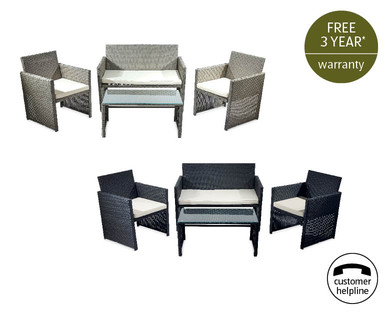Rattan Effect Furniture Set