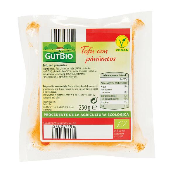 Gut Bio 				Especialidades de Tofu Biológico