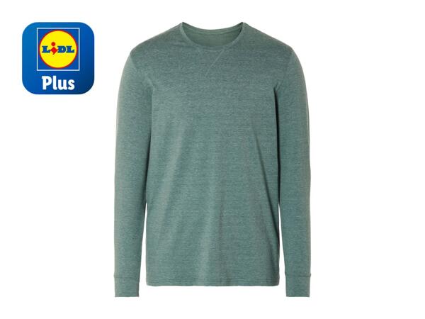 Livergy Men's Thermal Long-Sleeve Top - Green