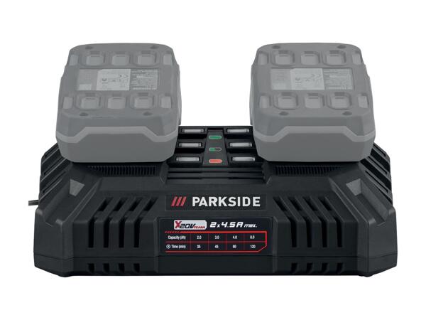 PARKSIDE(R) Batteridreven dobbeltoplader 20 V