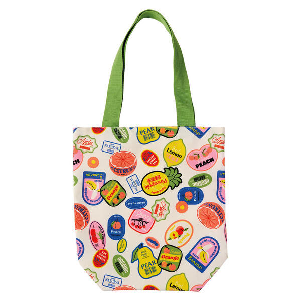 LIVE IN STYLE Book Club Tote - Sticker AOP
