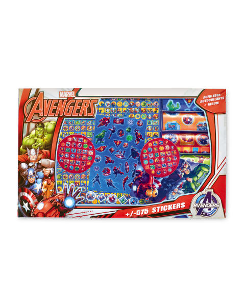 Avengers Mega Sticker Set & Album